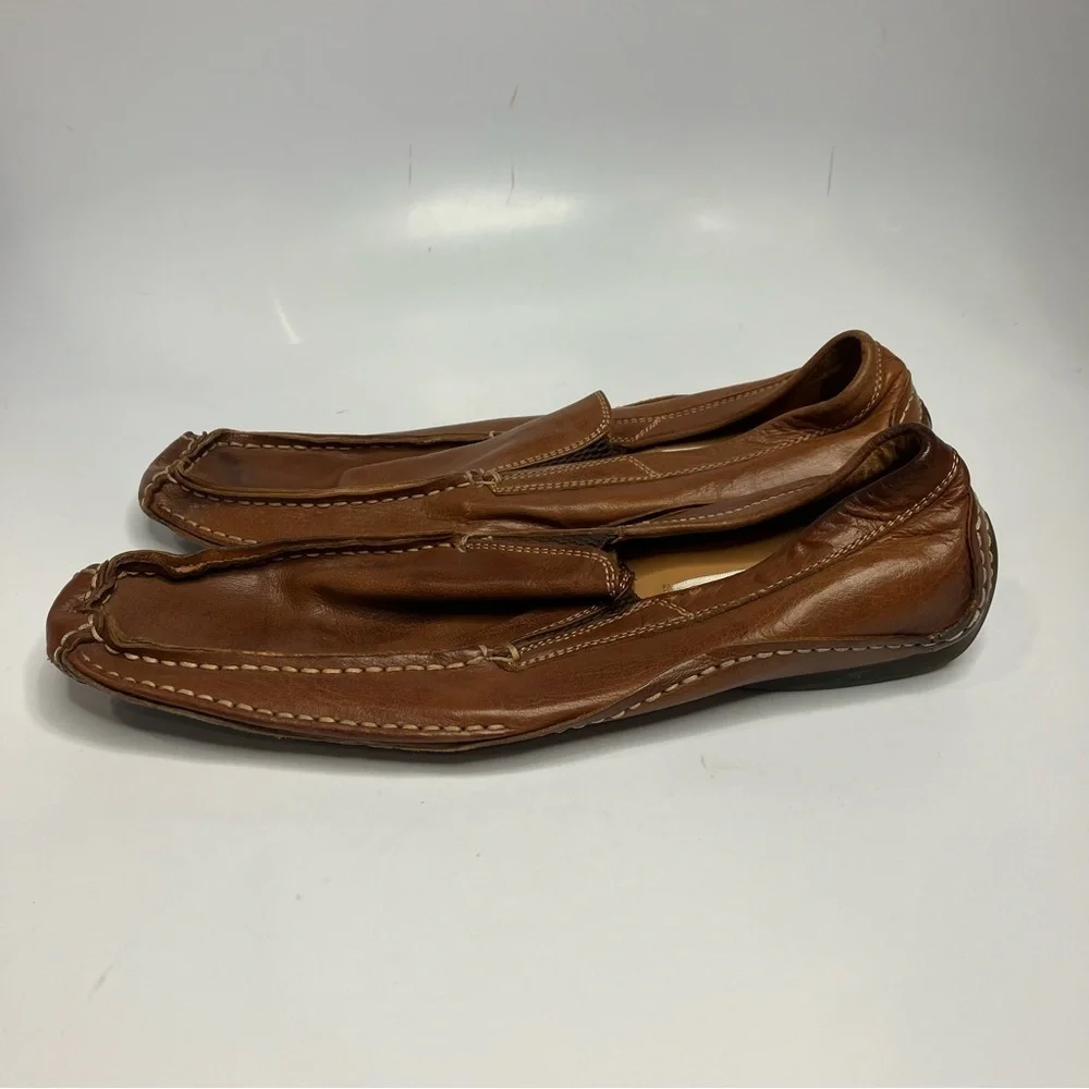 Steve Madden driving loafers brown‎ leather size 9